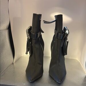 ASOS Black Ankle Boots with Stiletto Heel